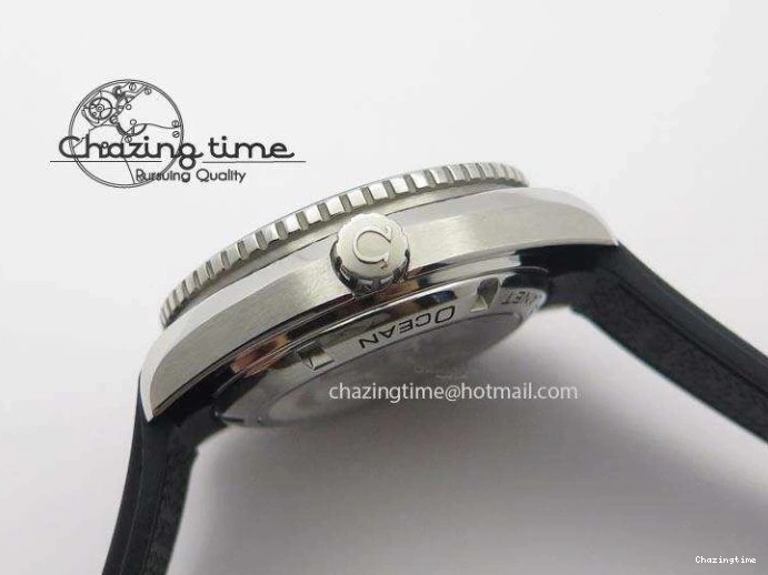 0412 Colorful Planet Ocean SS Bp Maker 45mm Black Bezel On Black Rubber Strap A 8219